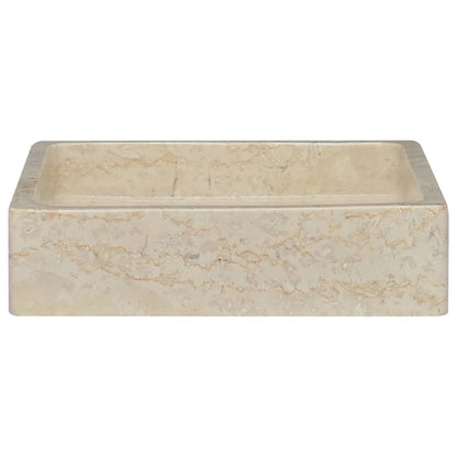 Sink Cream 40x40x10 cm Marble - Bend