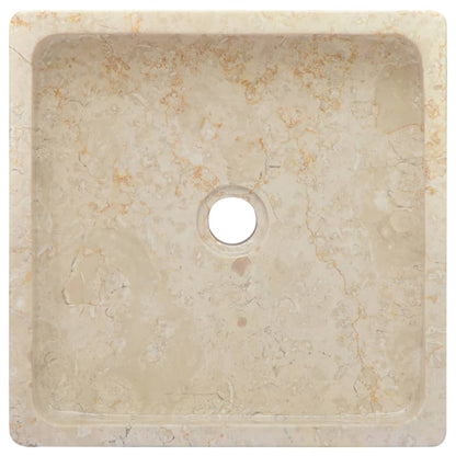 Sink Cream 40x40x10 cm Marble - Bend