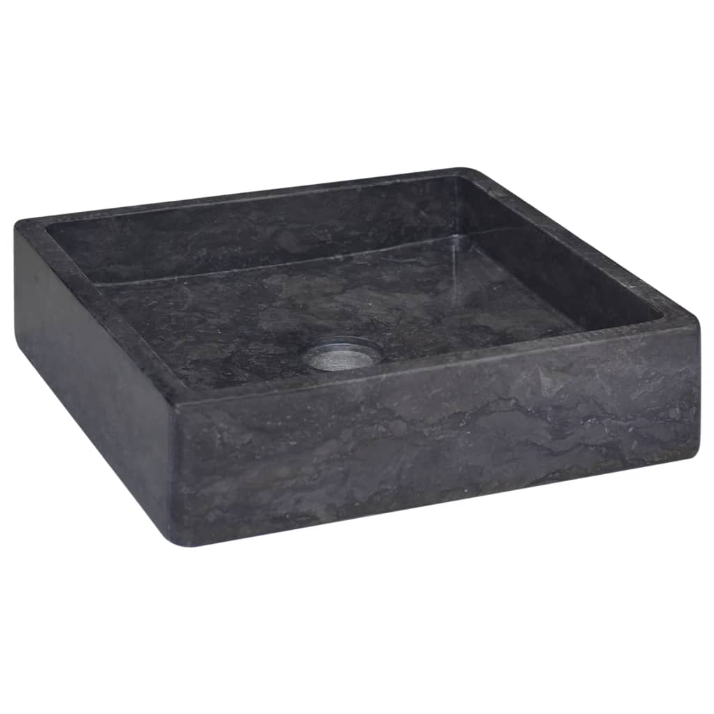 Sink Black 40x40x10 cm Marble - Bend