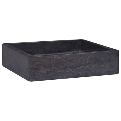 Sink Black 40x40x10 cm Marble - Bend