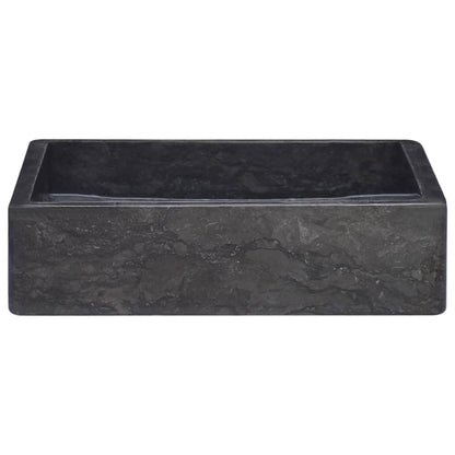 Sink Black 40x40x10 cm Marble - Bend