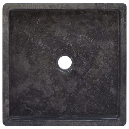 Sink Black 40x40x10 cm Marble - Bend