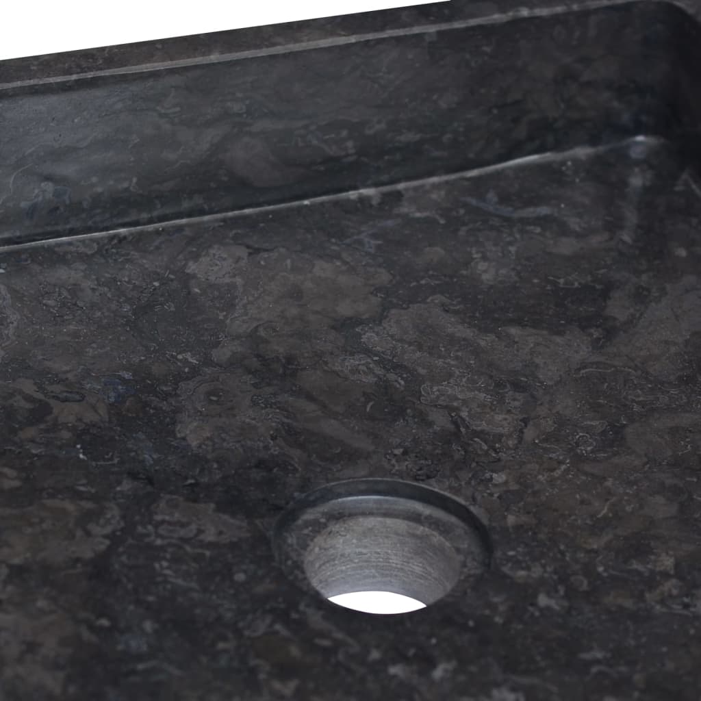 Sink Black 40x40x10 cm Marble - Bend