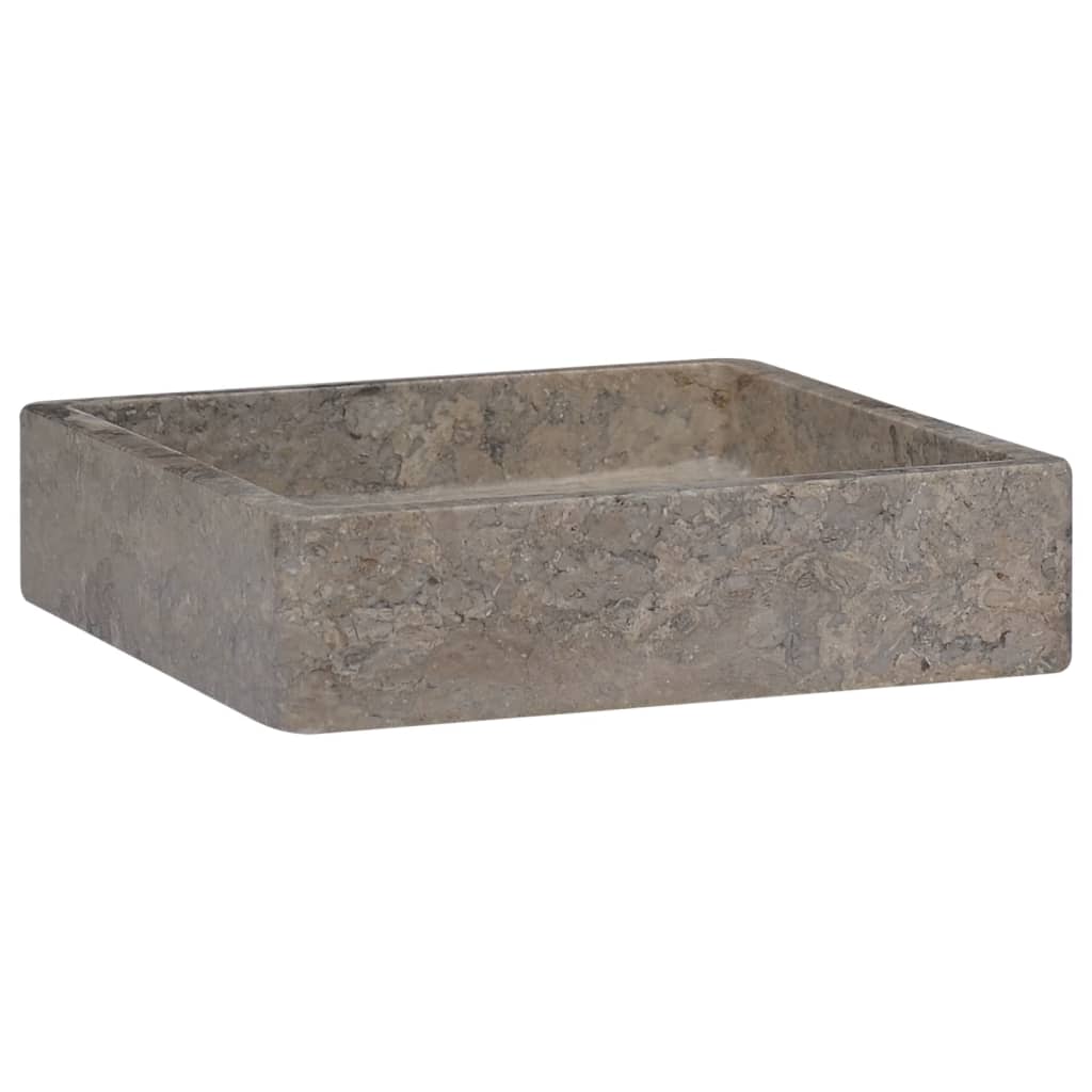 Sink Grey 40x40x10 cm Marble