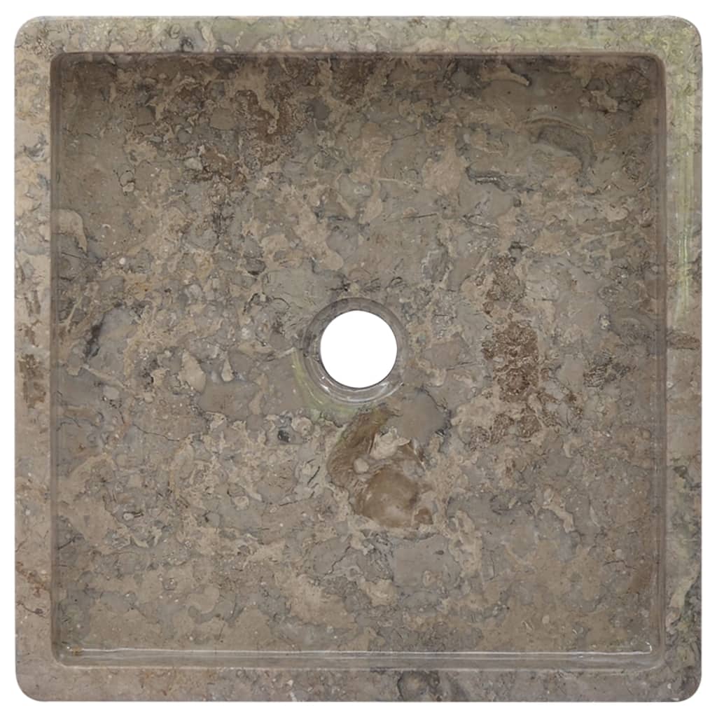 Sink Grey 40x40x10 cm Marble