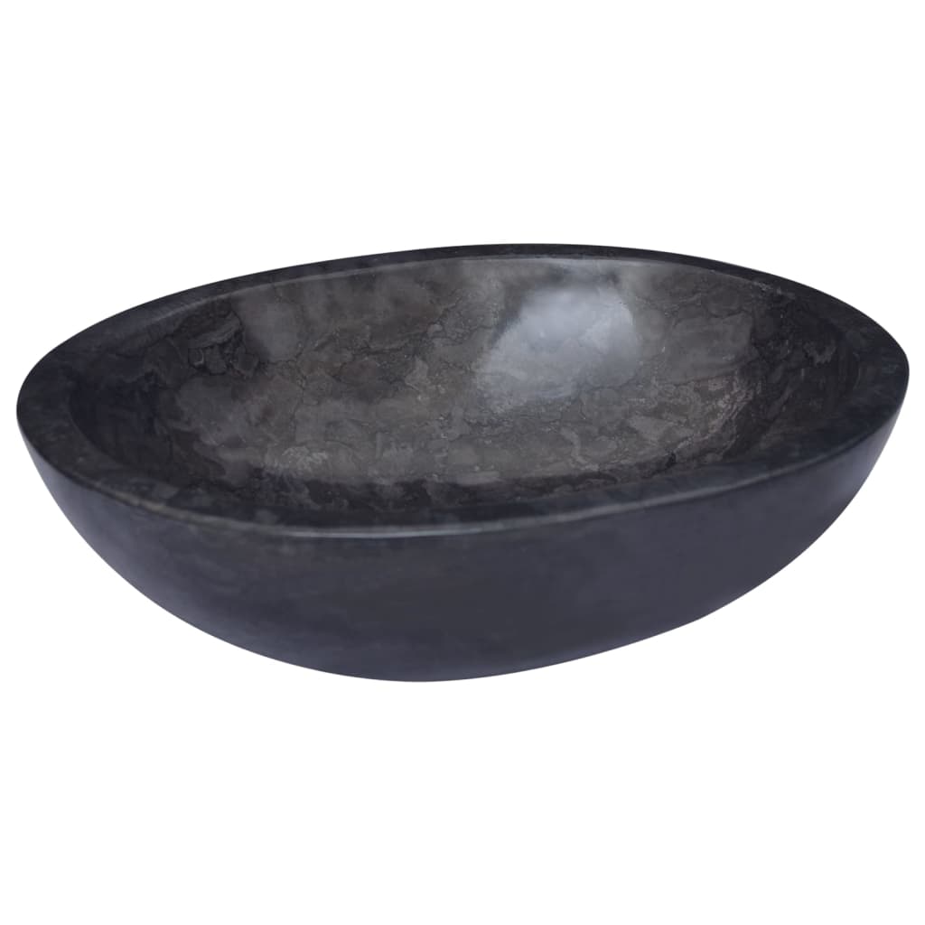 Sink Black 53x40x15 cm Marble - Bend