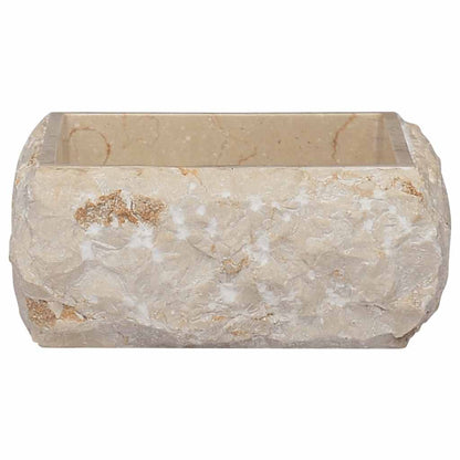 Sink Cream 30x30x13 cm Marble - Bend