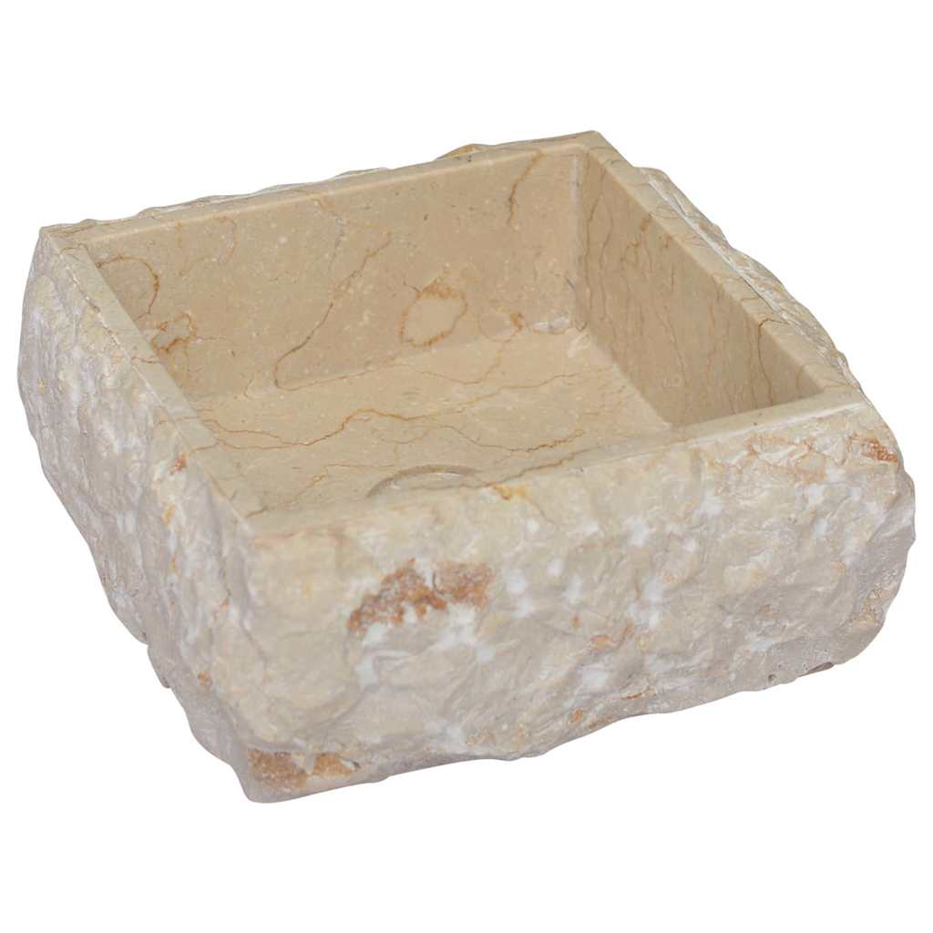 Sink Cream 30x30x13 cm Marble - Bend