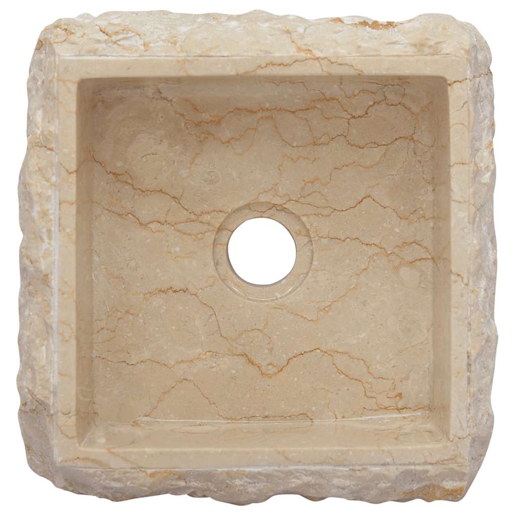 Sink Cream 30x30x13 cm Marble - Bend