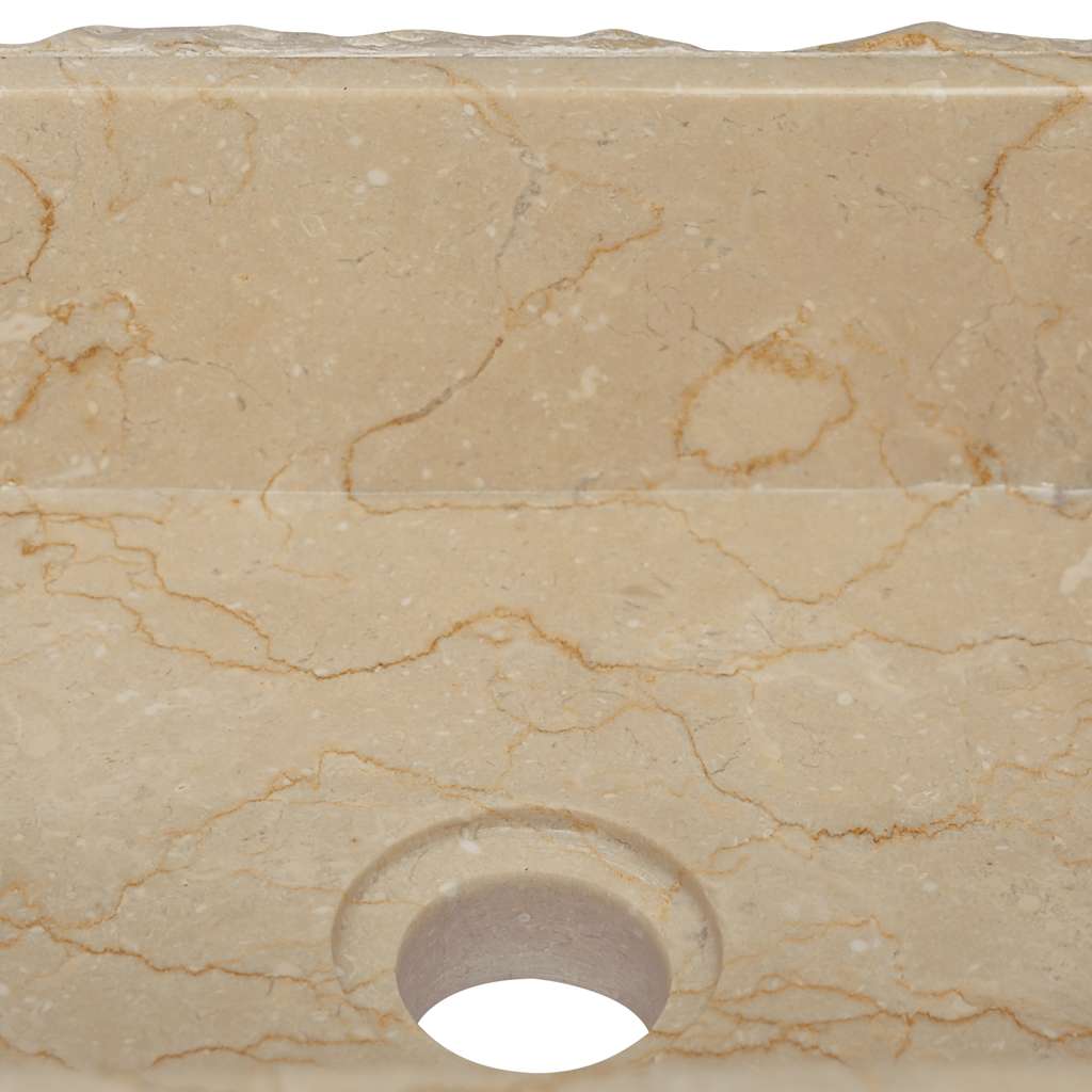 Sink Cream 30x30x13 cm Marble - Bend