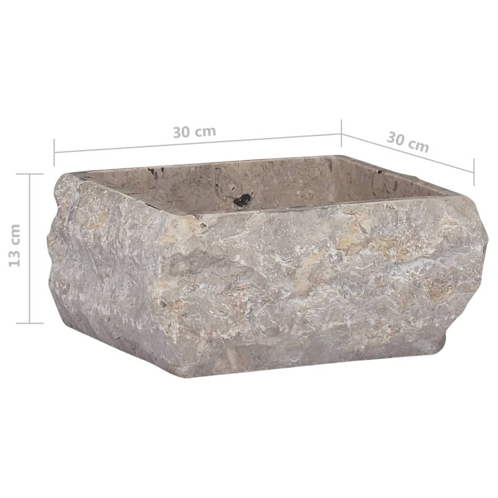 Sink Grey 30x30x13 cm Marble - Bend