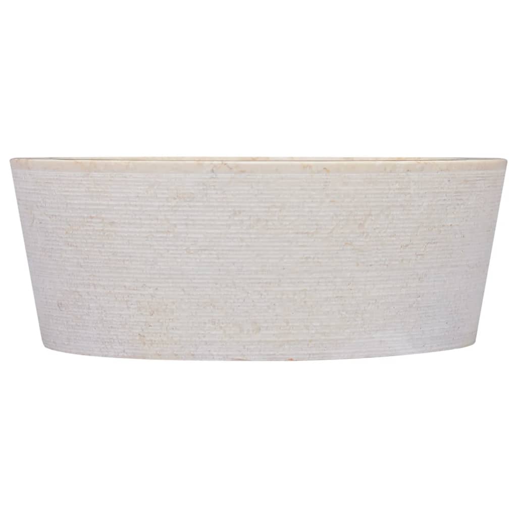 Sink Cream Ø40x15 cm Marble - Bend