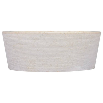 Sink Cream Ø40x15 cm Marble - Bend