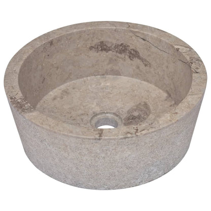 Sink Grey Ø40x15 cm Marble - Bend