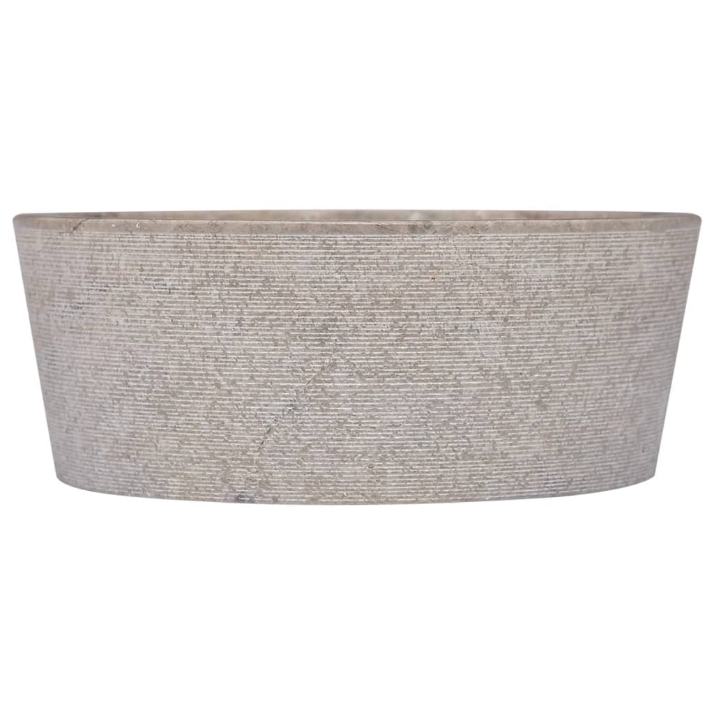 Sink Grey Ø40x15 cm Marble - Bend