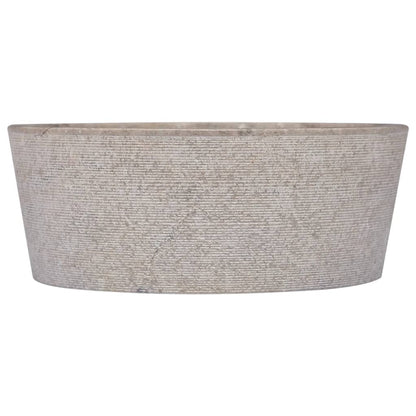 Sink Grey Ø40x15 cm Marble - Bend