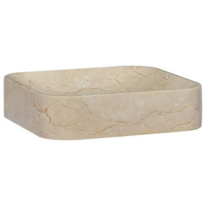 Sink Cream 40x40x10 cm Marble - Bend