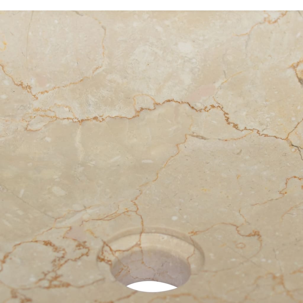 Sink Cream 40x40x10 cm Marble - Bend