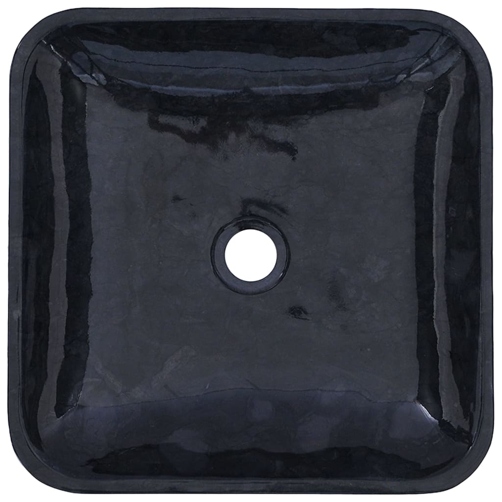 Sink Black 40x40x10 cm Marble - Bend