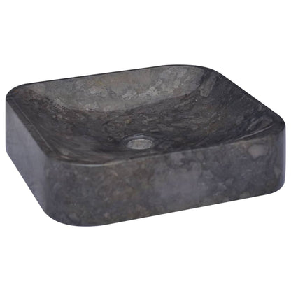 Sink Black 40x40x10 cm Marble - Bend