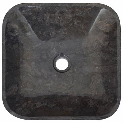 Sink Black 40x40x10 cm Marble - Bend