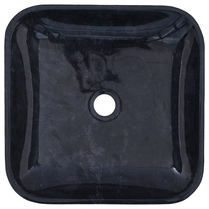 Sink Black 40x40x10 cm Marble - Bend