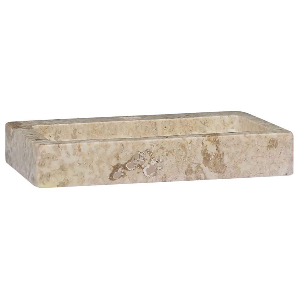 Sink Cream 38x24x6.5 cm Marble - Bend