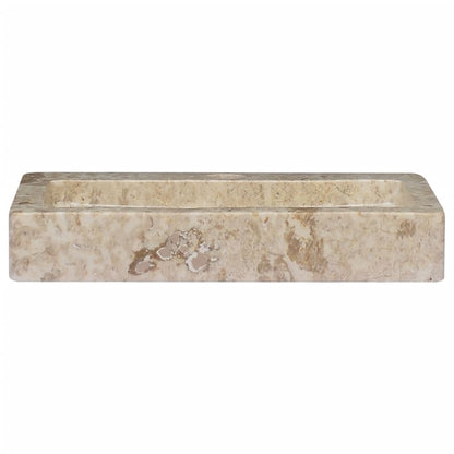 Sink Cream 38x24x6.5 cm Marble - Bend