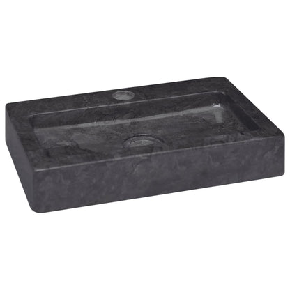 Sink Black 38x24x6.5 cm Marble - Bend