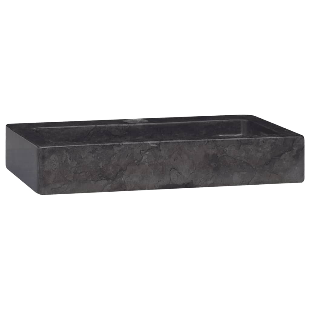 Sink Black 38x24x6.5 cm Marble - Bend