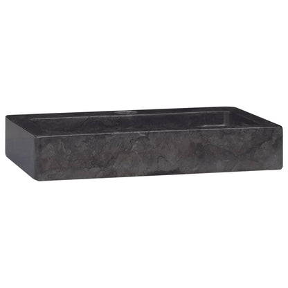 Sink Black 38x24x6.5 cm Marble - Bend