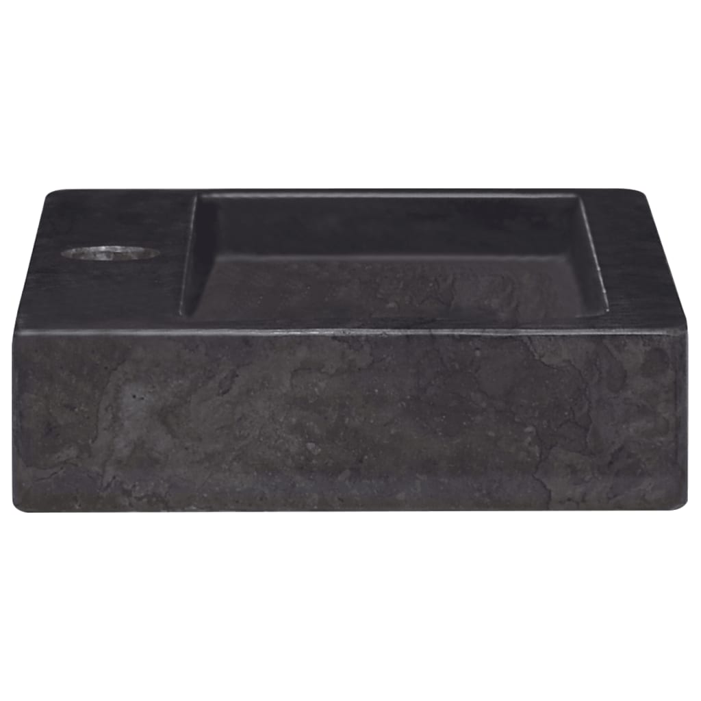 Sink Black 38x24x6.5 cm Marble - Bend