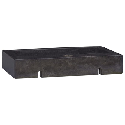 Sink Black 38x24x6.5 cm Marble - Bend