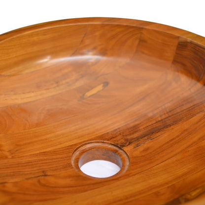 Teak Wood Basin Sink - Bend