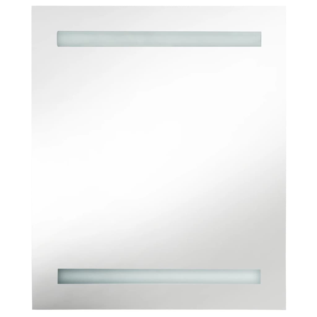 LED Bathroom Mirror Cabinet Concrete Grey 50x14x60 cm - Bend