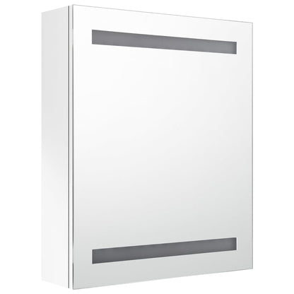 LED Bathroom Mirror Cabinet Shining White 50x14x60 cm - Bend