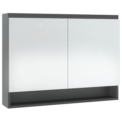 Bathroom Mirror Cabinet 80x15x60 cm MDF - Various Finishes - Bend