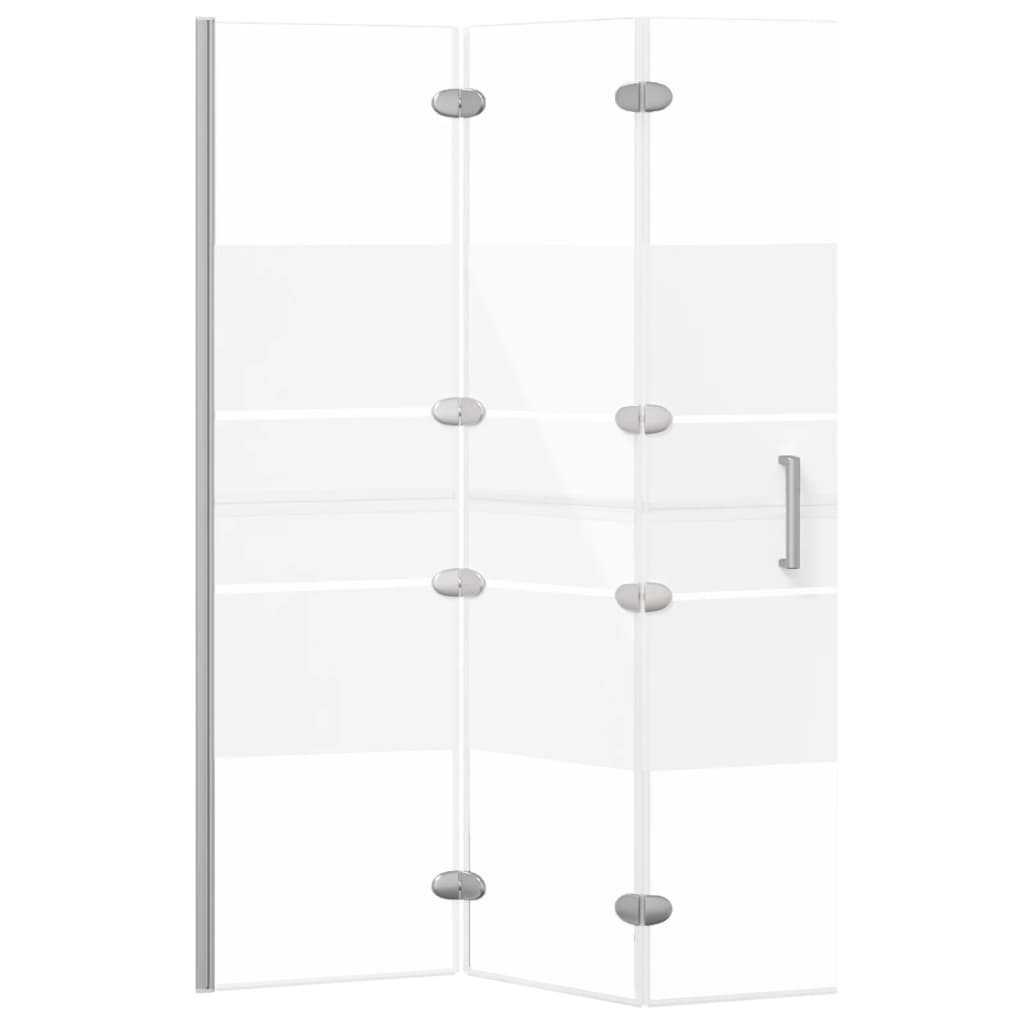 Folding Shower Screen with Safety Glass - Bend