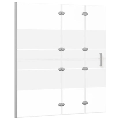 Folding Shower Screen with Safety Glass - Bend