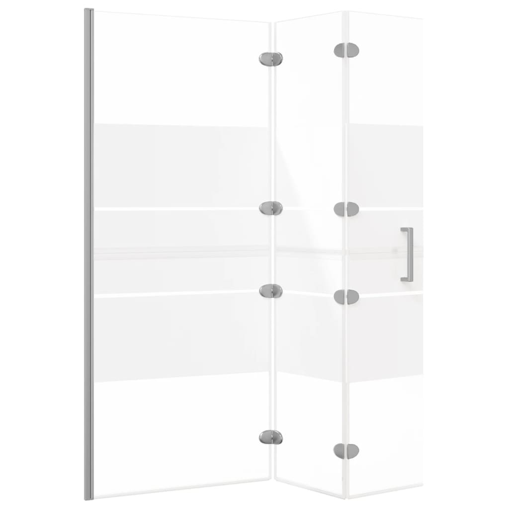 Folding Shower Screen with Safety Glass - Bend