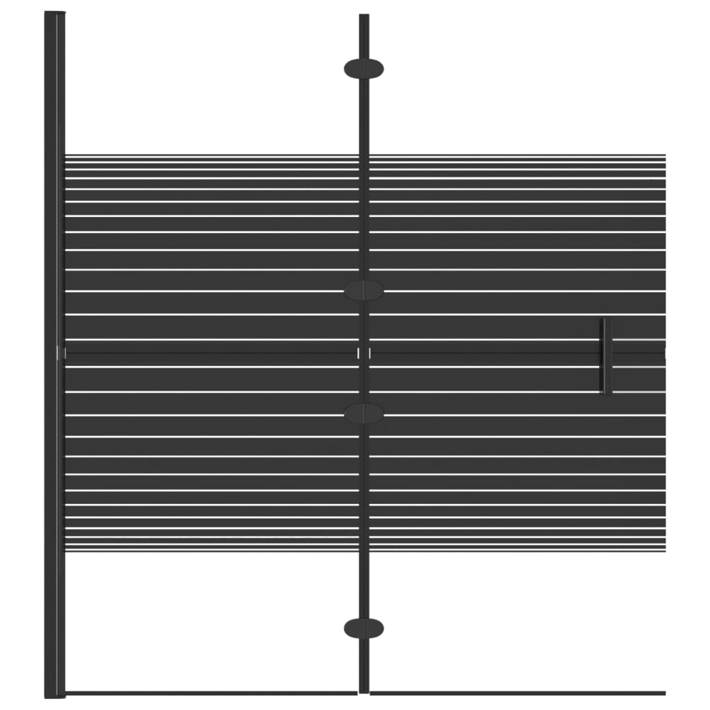 Folding Shower Screen with Safety Glass - Bend