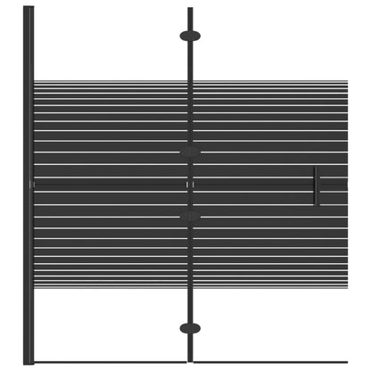 Folding Shower Screen with Safety Glass - Bend