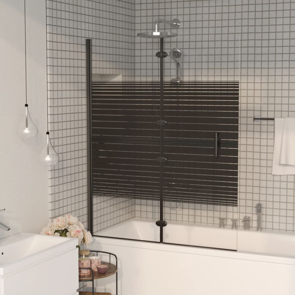 Folding Shower Screen with Safety Glass - Bend