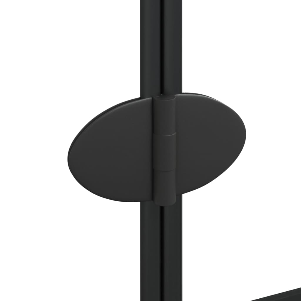 Folding Shower Enclosure ESG 100x140 cm Black - Bend