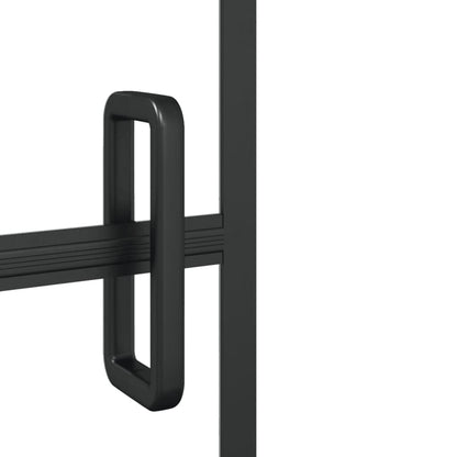 Folding Shower Enclosure ESG 100x140 cm Black - Bend