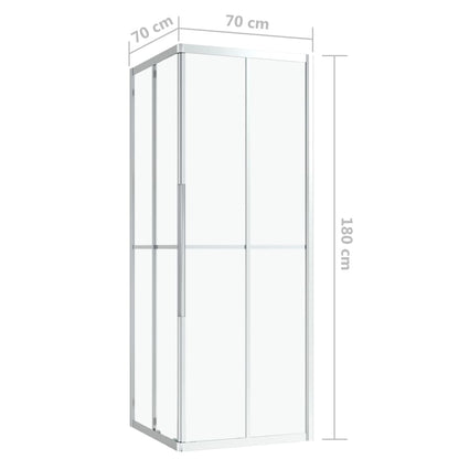 Shower Cabin ESG 70x70x180 cm