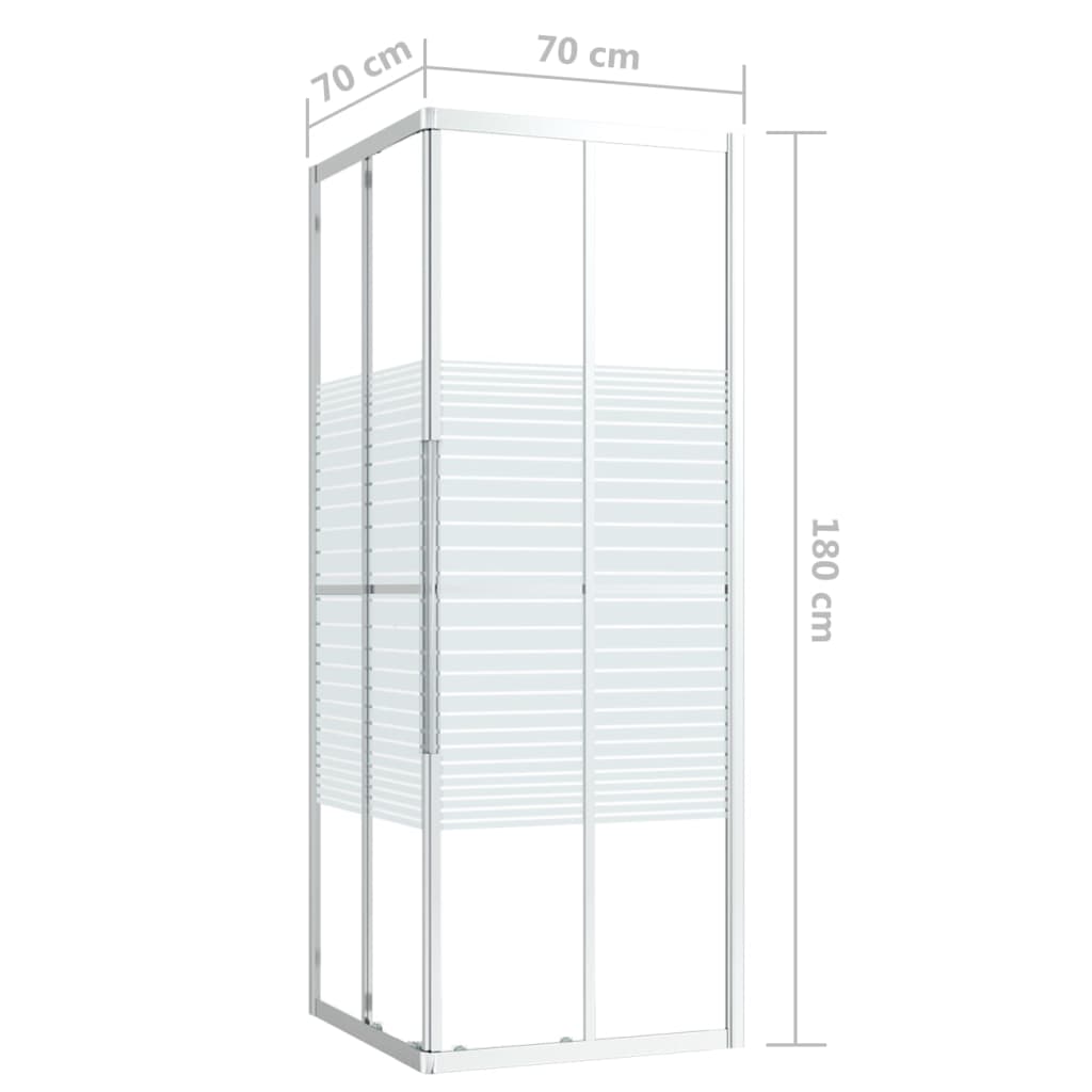 Shower Cabin ESG 70x70x180 cm - Bend