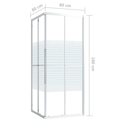 Shower Cabin ESG 80x80x180 cm