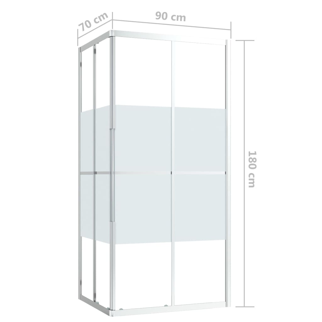 Shower Cabin ESG 90x70x180 cm - Bend