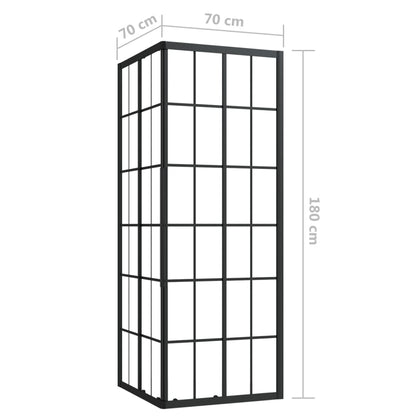 Shower Cabin ESG 70x70x180 cm